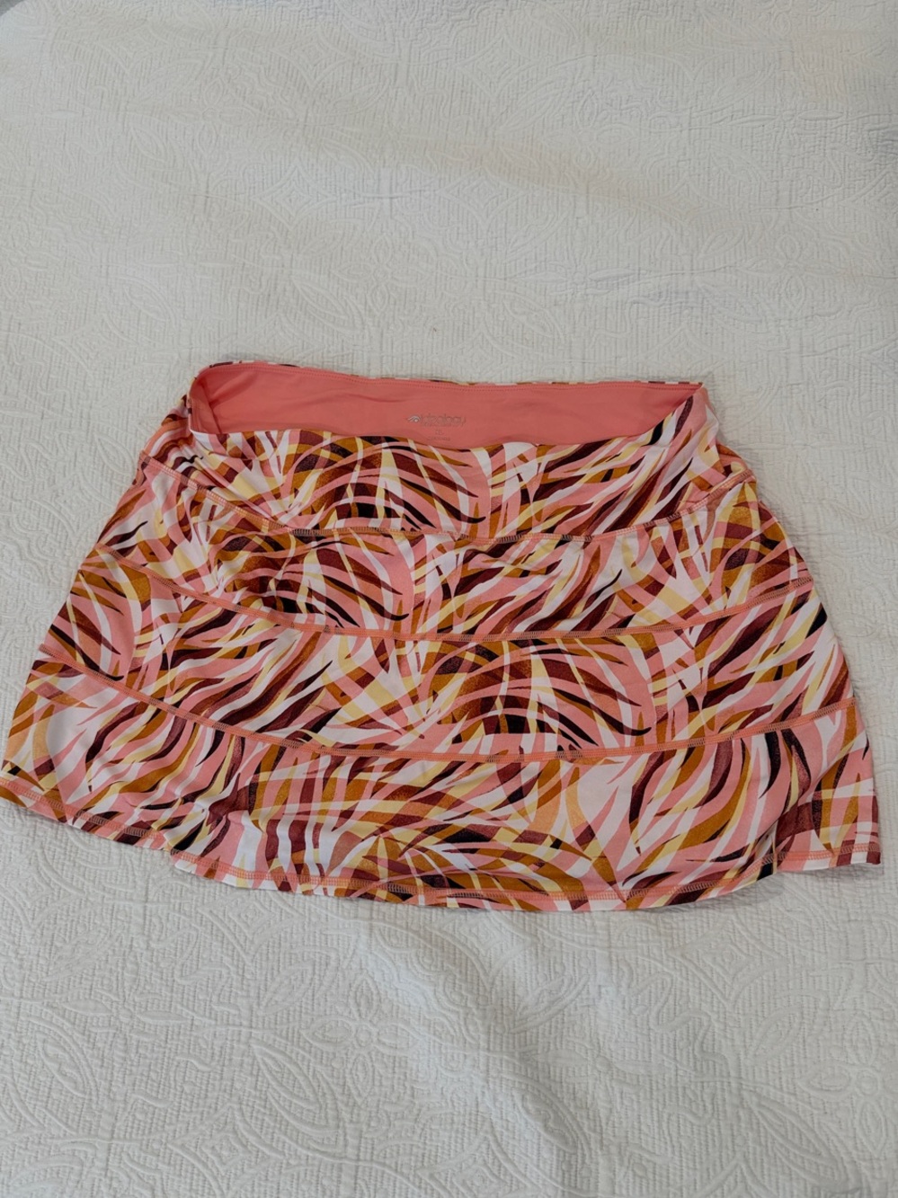 Ideology Pink Multi-Color Tiered Tennis Skirt